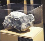 Bjurble meteoriidi kipskoopia Ehituskunsti muuseumis.