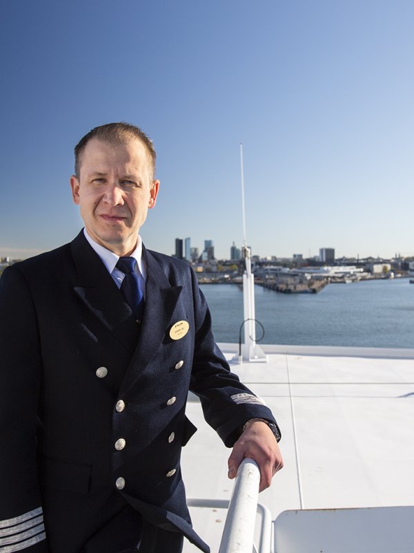 Tallink Megastarin intendentti Hendrik Väli.