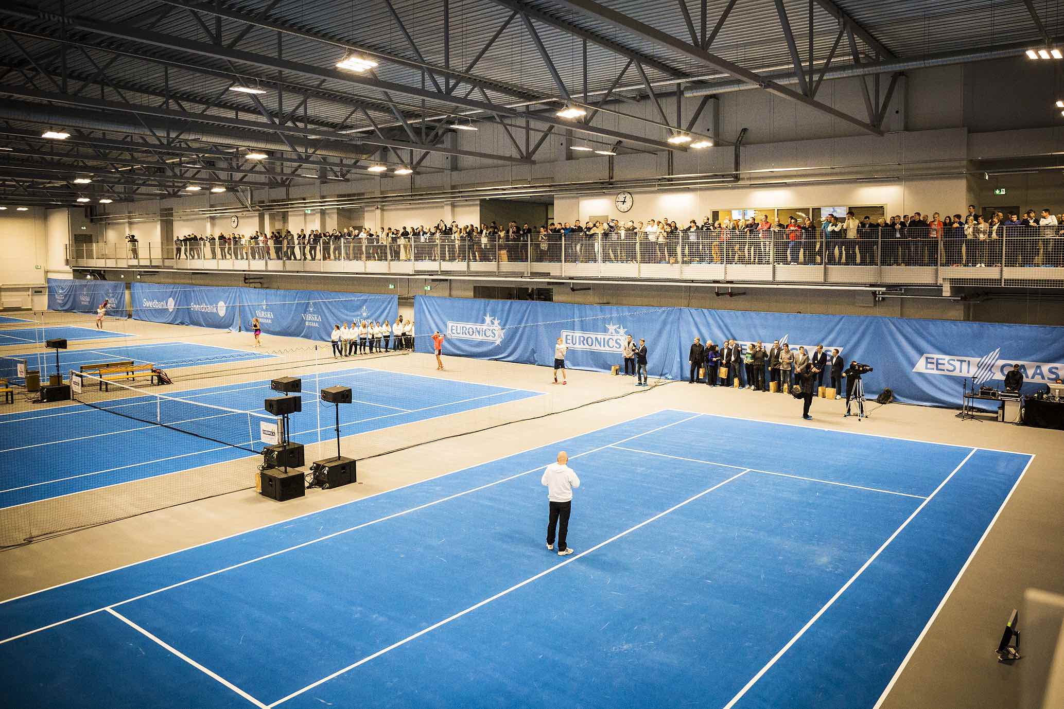 Открыт крупнейший теннисный холл Эстонии