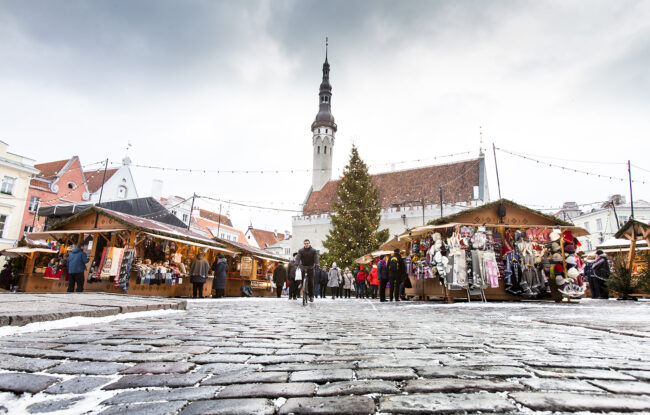 Joulun toreja ja markkinoita ympäri Viroa