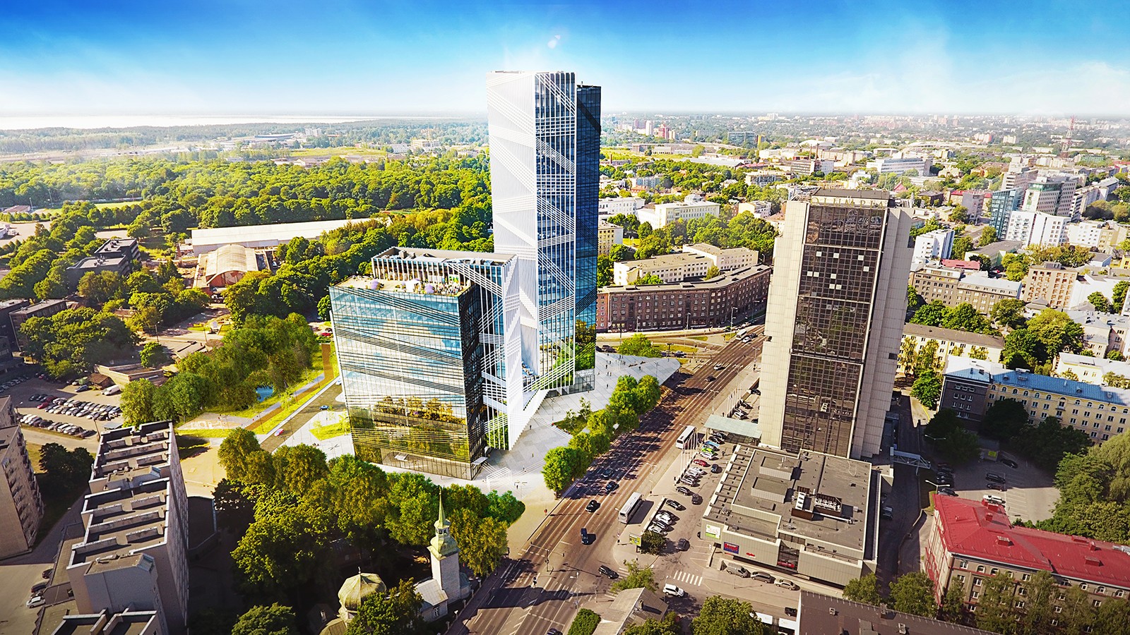 Tallinnan keskustaan rakennetaan Viron korkein toimistorakennus | The  Baltic Guide OnlineThe Baltic Guide Online