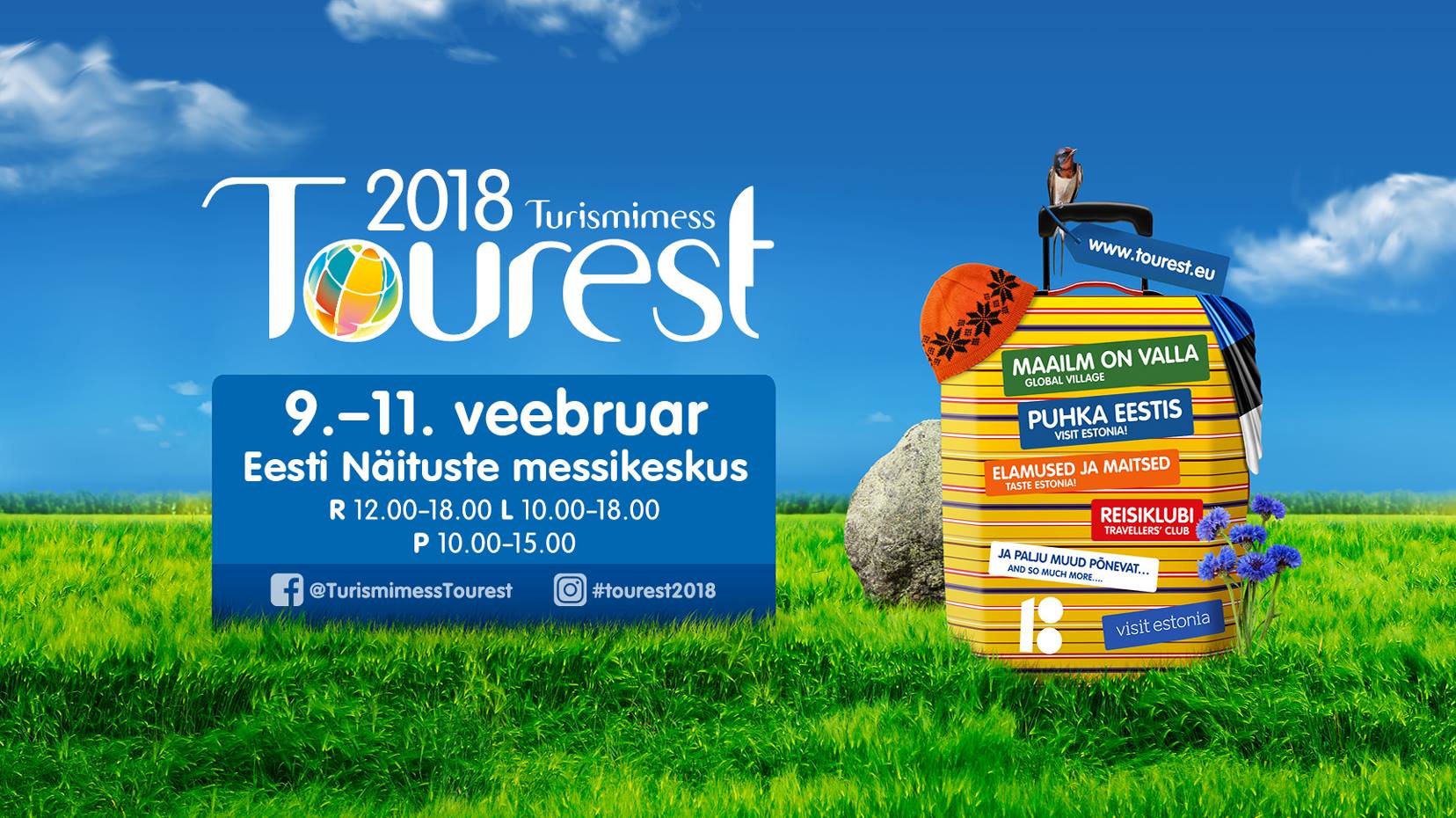 Ярмарка Tourest 2018 посвящена туризму по Эстонии