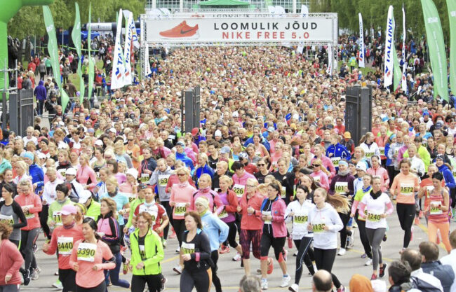 Naisten juoksutapahtuma Maijooks kisataan lauantaina Tallinnassa – liikenteessä voi olla pieniä häiriöitä