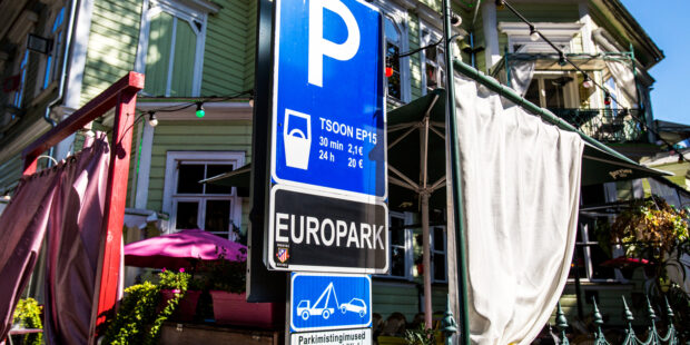 EuroPark nosti pysäköintimaksuja Tallinnan keskustassa