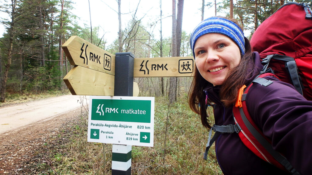 Yli 800 kilometriä pitkän Peraküla–Ähijärve-reitin patikointiin Lünekundilla meni pari vuotta. Kokemus oli kuitenkin ainutlaatuinen. ”Se opetti tuntemaan itseä ja koko Viroa”, hän sanoo.