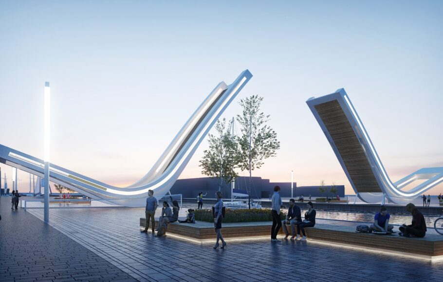 Tallinnan sataman uuden jalankulkijoiden sillan rakentaminen alkaa – avattava silta valmistuu 2021