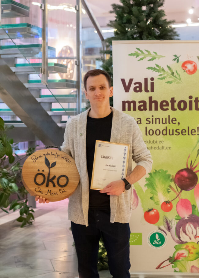 Viron paras luomutuote ja -tuottaja palkittiin – vuoden luomutuottaja on Ehe Mesi -hunajayritys