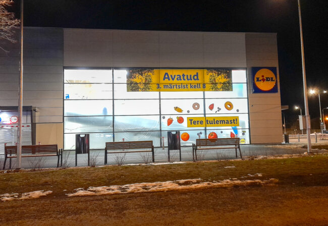 Lidl avaa Virossa kahdeksan ensimmäistä myymäläänsä 3. maaliskuuta