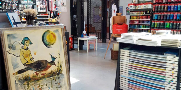 From a month of just green paint to a selection beyond the imagination – Art Shops of Tallinn