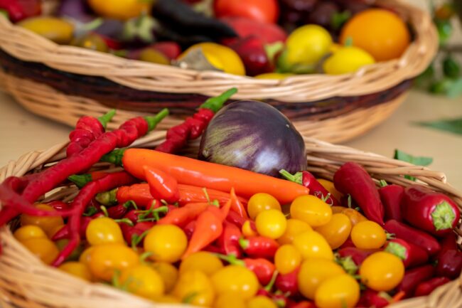 Chillies and Tomatoes