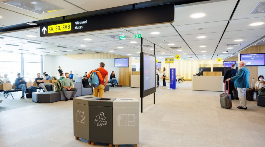 Tallinnan lentoasema avaa uuden odotusalueen halpalentoyhtiöiden asiakkaille