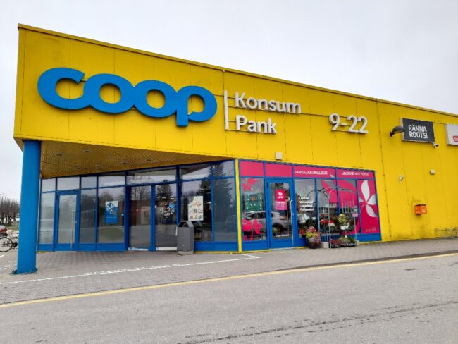 Coop is the largest supermarket retailer in Estonia – but survey shows its market share may be falling