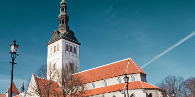 New observation deck and glass elevator have opened at Niguliste Church in Tallinn