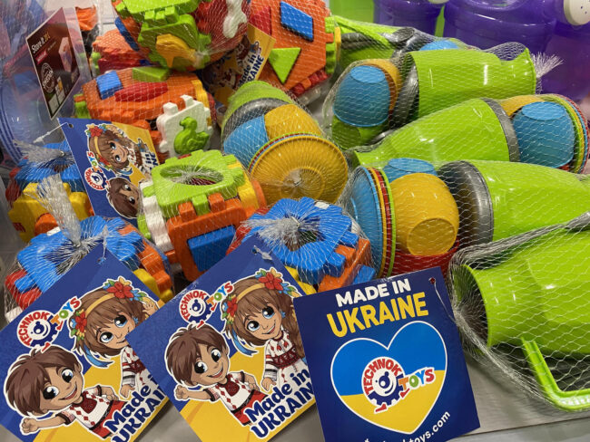 Toys from a Ukrainian manufacturer now on sale at Prisma