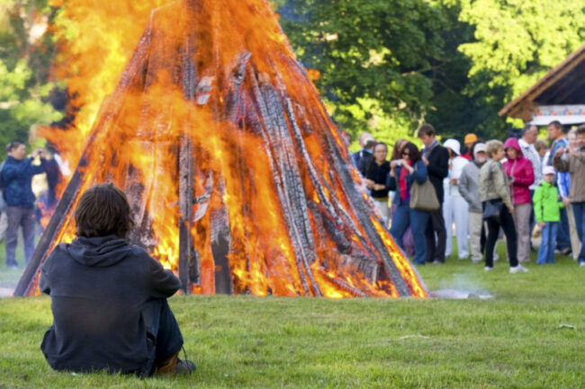 Midsummer Eve at the Estonian Open Air Museum in Tallinn