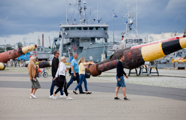 Navy Day today at the Seaplane Harbour in Tallinn