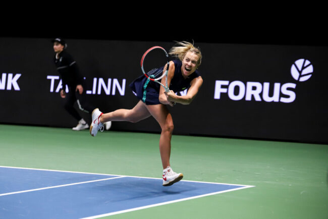 Anett Kontaveit’s big night of tennis on November 11