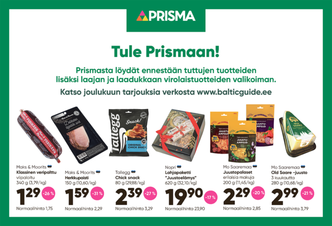 Prisman marraskuun tarjoukset