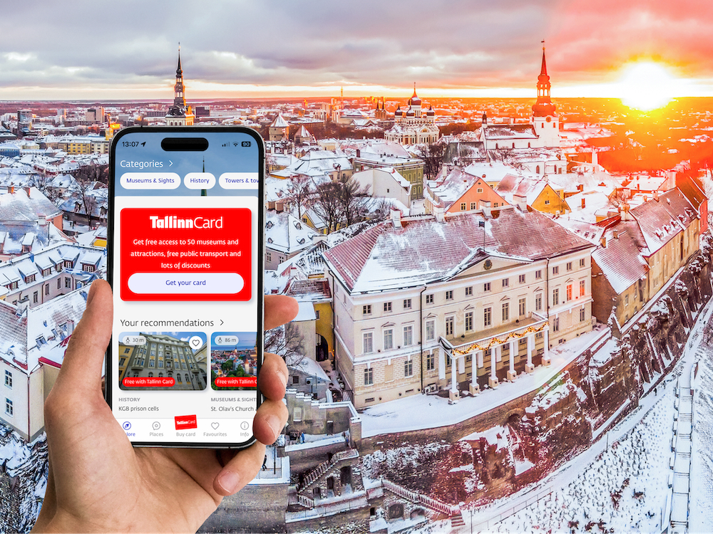 Uusi Tallinn Cardin sovellus – omatoimimatkailijan paras reissukaveri