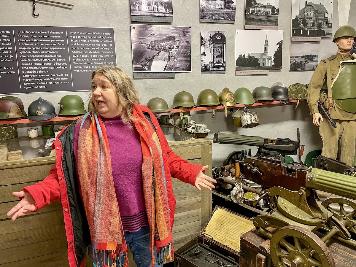 Museo Sinimäkien taistelun aseista ja esineistöstä