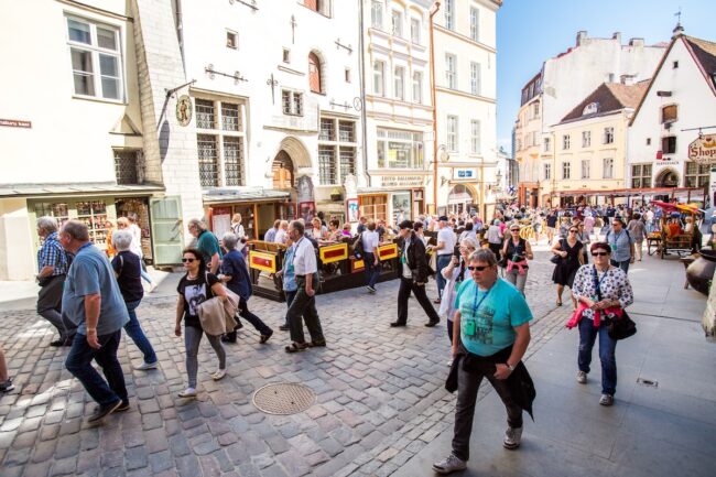 In March, 14% more foreign tourists came to Estonia