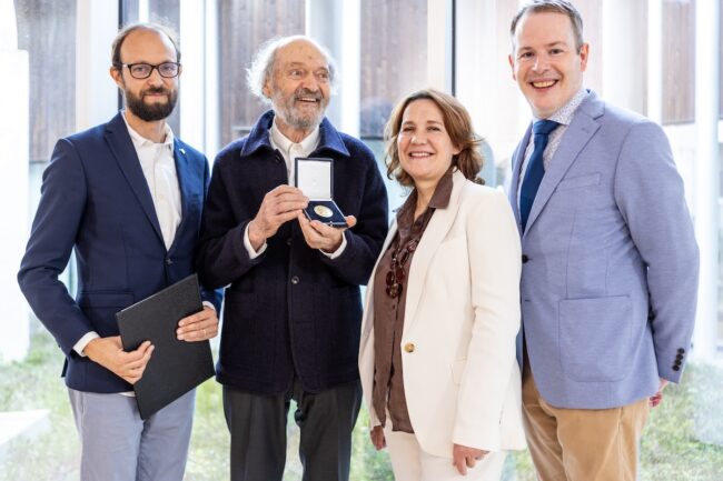 Arvo Pärt receives the Royal Philharmonic Society’s prestigious Gold Medal