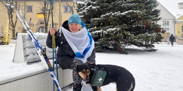 Riina-koiran uudenvuoden loma Saarenmaalla