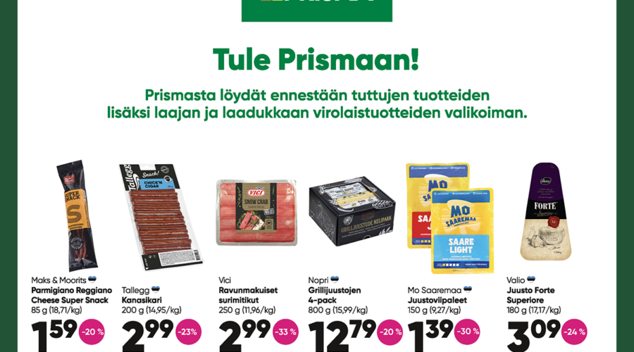 Prisman kesäkuun tarjoukset