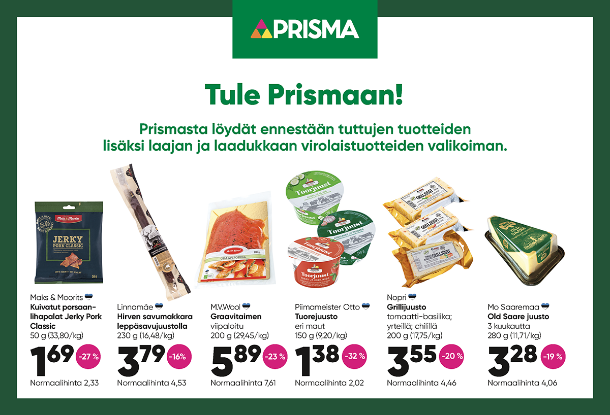 Prisman heinäkuun tarjoukset