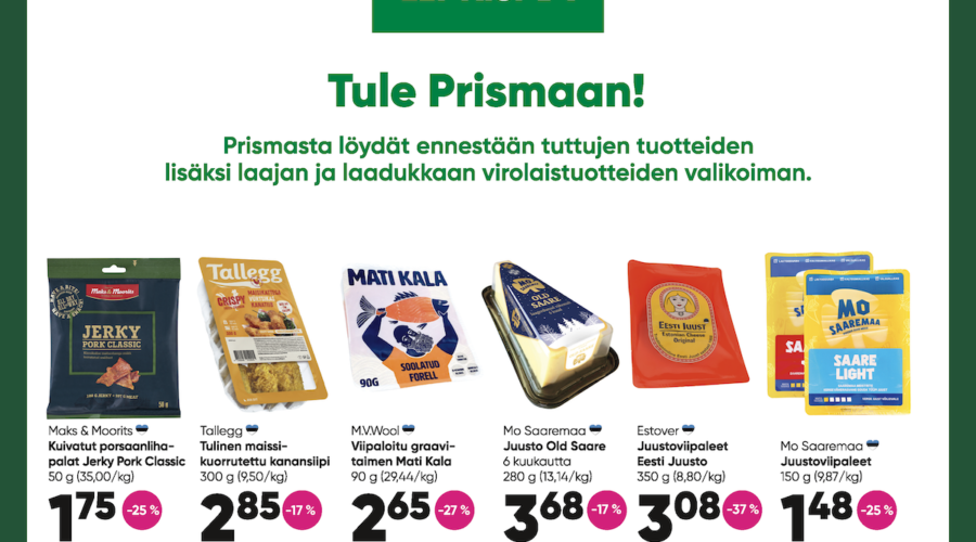 Prisman lokakuun tarjoukset