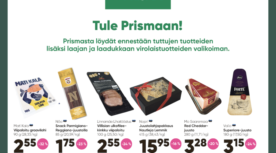 Prisman marraskuun tarjoukset