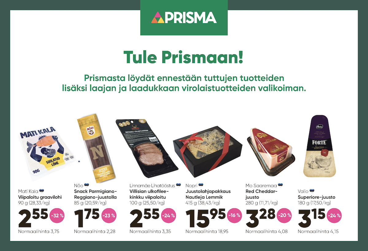 Prisman marraskuun tarjoukset