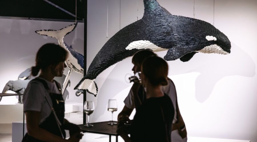 Kuuluisa legonäyttely Art of the Brick kerää yleisöä Tallinnassa