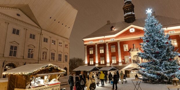 Narvan joulukylässä on tunnelmaa