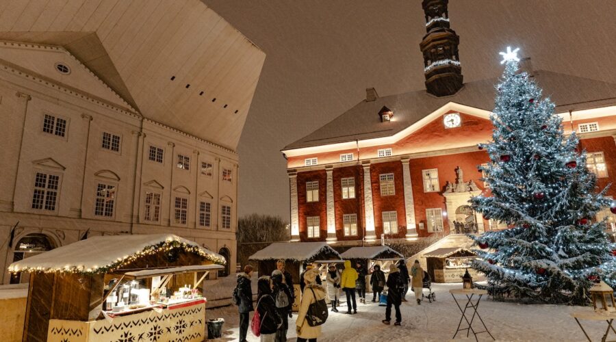 Narvan joulukylässä on tunnelmaa