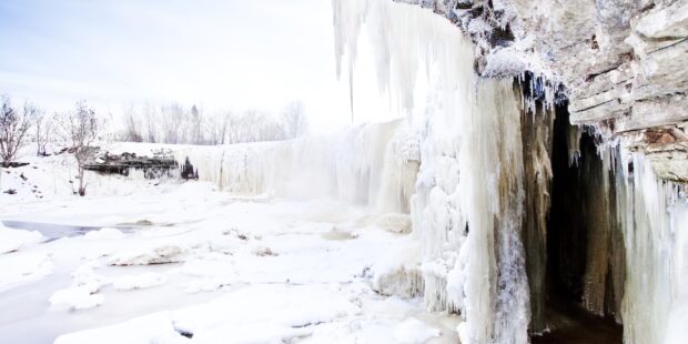Visit Estonia’s Frozen Waterfalls