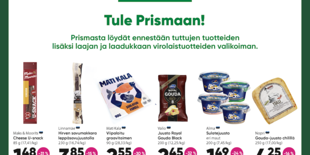 Prisman tammikuun tarjoukset