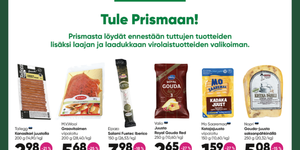 Prisman helmikuun tarjoukset