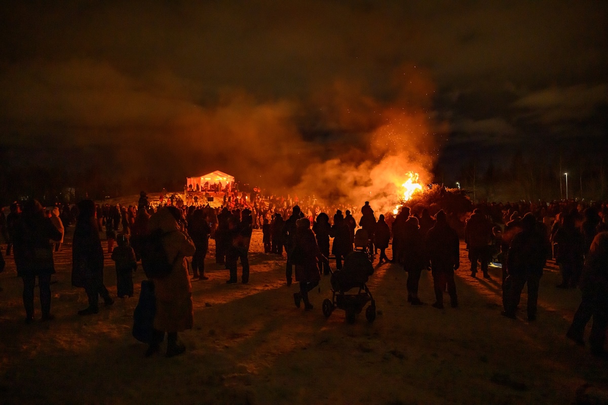 Tartu Officially Sends off the Holiday Season With Massive Bonfire