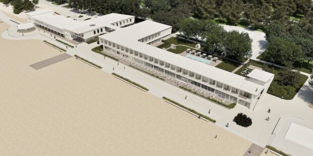 Pärnun rantaan kohoaa kaksi uutta kylpylähotellia