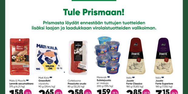 Prisman maaliskuun tarjoukset
