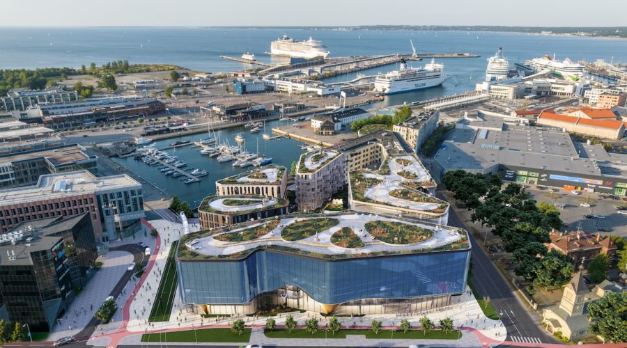 Tallinnan sataman reunustalta katoaa tyhjyys