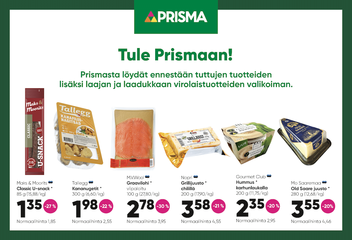 Prisman toukokuun tarjoukset