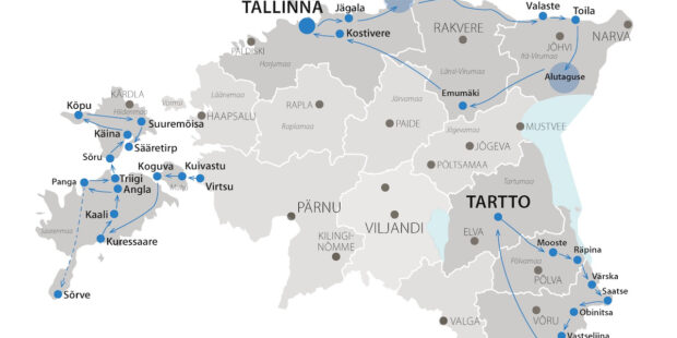 Kolme reittiä Viron luontoon, saaristoon ja kulttuurihistoriaan