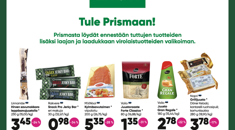 Prisman kesäkuun tarjoukset