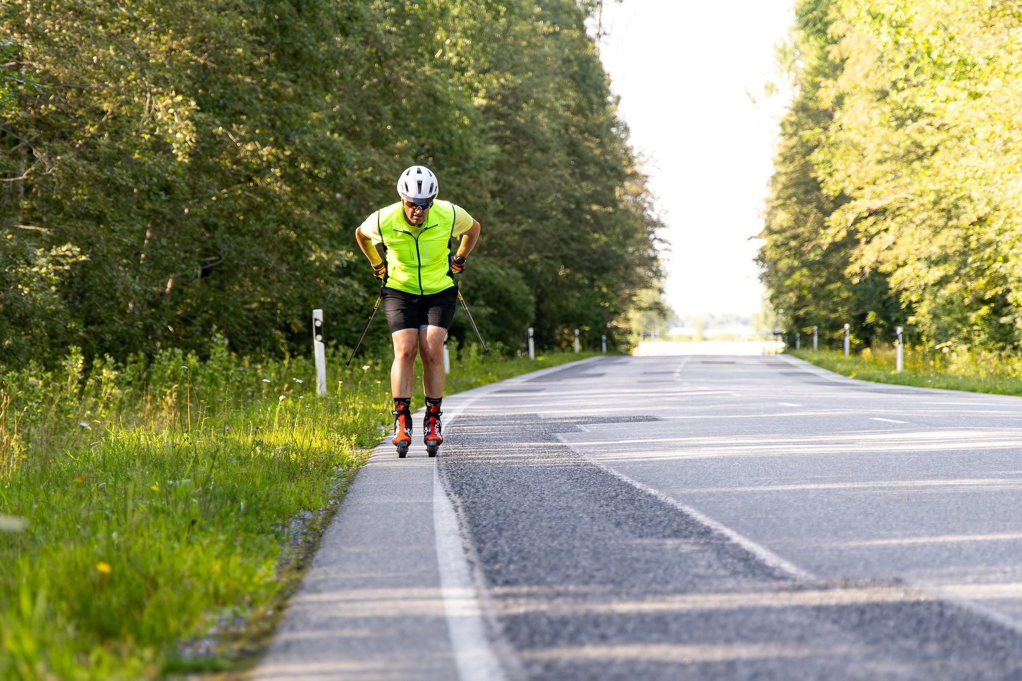 Almost Around Estonia on Roller Skis