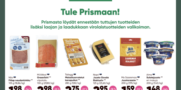 Prisman syyskuun tarjoukset
