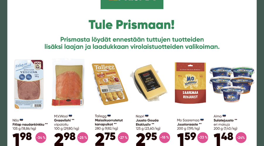 Prisman syyskuun tarjoukset