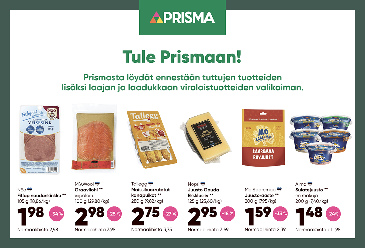 Prisman syyskuun tarjoukset