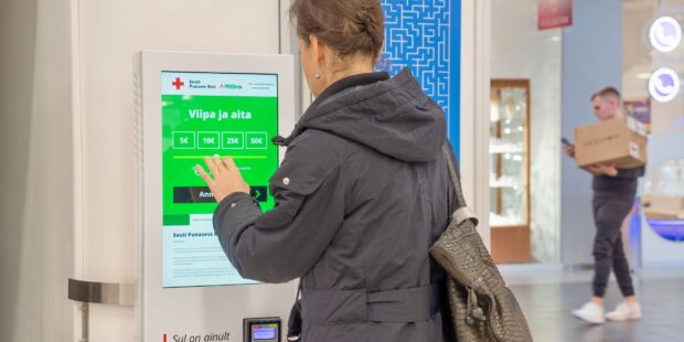 An innovative new donation machine has opened at Prisma in Rocca al Mare